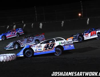 Fairbury Speedway (Fairbury, IL) – Castrol FloRacing Night in America – One for the Road – September 12th, 2023. (Josh James photo)