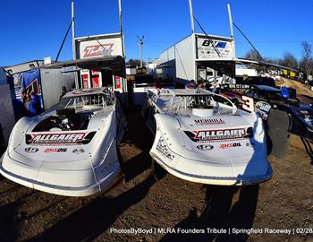 Springfield Raceway (Springfield, MO) – MLRA Founders Tribute – February 28-March 1, 2025. (Todd Boyd photo)