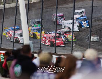 Salina Highbanks Speedway (Pryor Creek, OK) – XR ONUM Modifieds – XR Dominator – March 21-22, 2025. (HighSide Race Shots photo)