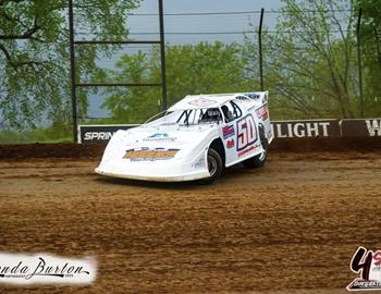 Springfield Raceway (Springfield, MO) – 4 State Dirt Late Model Series – April 26th, 2025. (Rhonda Burton Photography)