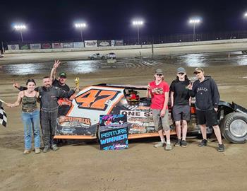 Joe Brosseau won at Southern Ontario Motor Speedway August 3