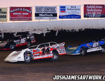 Tri-State Speedway (Haubstadt, IN) – DIRTcar Summer Nationals – July 10th, 2022. (Josh James Artwork)