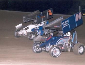 Darryl Brink (90) and Randi Miller (2d) at Black Hills