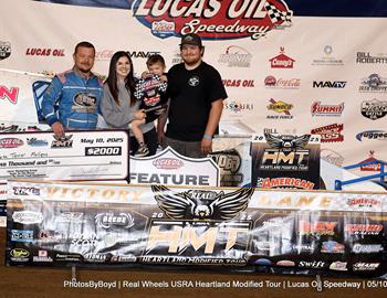 Lucas Oil Speedway (Wheatland, MO) – USRA Heartland Modified Tour – May 10, 2025. (Todd Boyd photo)