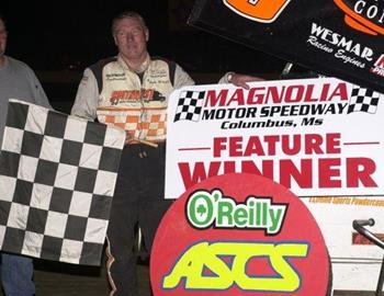 Gary Wright enjoys his 110th career ASCS National Tour victory