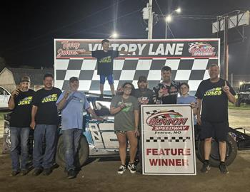 Zach Waley won at Benton Speedway on June 14.