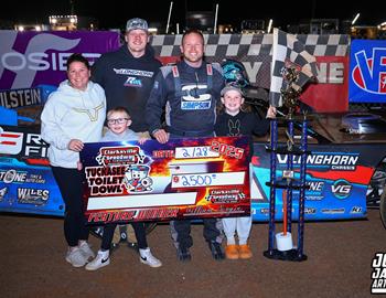 Clarksville Speedway (Clarksville, TN) – Tuckasee Toilet Bowl Classic – February 28th-March 1st, 2025. (Josh James Artwork)