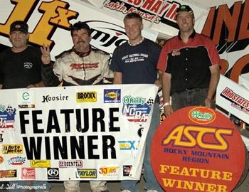 Garry Lee Maier won his third feature of the weekend