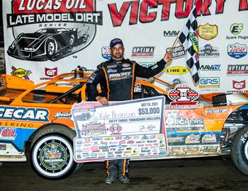 I-80 Speedway – Lucas Oil Late Model Dirt Series – Silver Dollar Nationals (Heath Lawson photo)