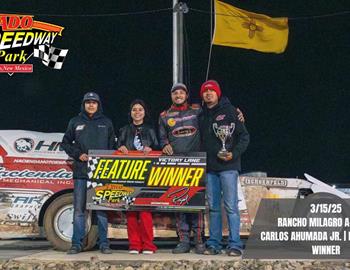 Vado Speedway Park (Vado, NM) – Winter Meltdown – March 14-15, 2025. (Vado Speedway Park photo)