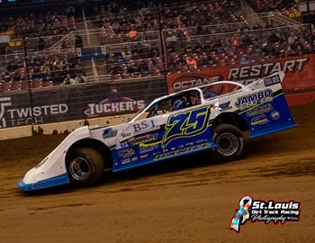 Patrik in action at the Castrol Gateway Dirt Nationals at The Dome at Americas Center (St. Louis, Mo.) on Dec. 14-16.