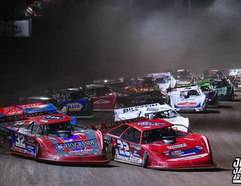 Volusia Speedway Park (De Leon Springs, FL) – World of Outlaw Late Model Series – DIRTcar Nationals – February 10th-15th, 2025. (Josh James Artwork)