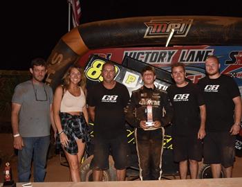 Gunnar won in his debut with CB Motorsports at Millbridge Speedway on August 20, 2022.
