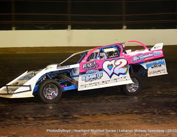 Midway Speedway (Lebanon, MO) – USRA Heartland Modified Tour – May 10, 2024. (Todd Boyd photo)