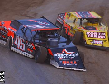 Peoria Speedway (Peoria, IL) – MARS Modified Championship Series – Garry Swibold Memorial – April 26th, 2025. (Josh James Artwork)