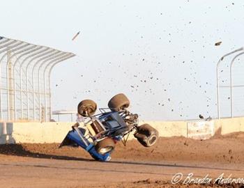 Mark Schmidt in heat race trouble