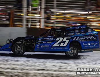 Cody Thompson competes at Park Jefferson Speedway (North Sioux City, SD) on June 15, 2025, (Purdy Photography photo)