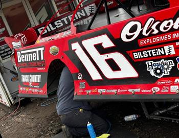 Ready for action at Mississippi Thunder Speedway (Fountain City, Wisc.) on Saturday, May 4.