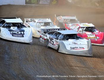 Springfield Raceway (Springfield, MO) – MLRA Founders Tribute – February 28-March 1, 2025. (Todd Boyd photo)