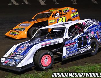 Lincoln Speedway (Lincoln, IL) – Castrol FloRacing Night in America – May 11th, 2023. (Josh James Artwork) 