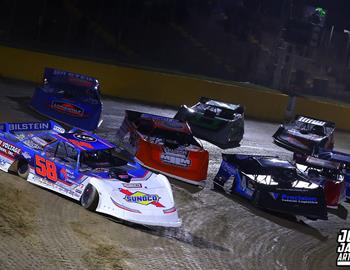 Senoia Raceway (Senoia, GA) – Castrol FloRacing Night in America – Peach State Classic – November 15th-16th, 2024. (Josh James Artwork)