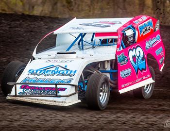 Tanner Mullens competes at Hamilton County Speedway during the USMTS Spring Classic. (USMTS Photo)