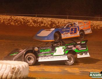 Ponderosa Speedway (Junction City, KY) – World of Outlaws Case Late Model Series – Johnny Mulligan Classic – July 14th, 2023. (Michael Hamilton photo)