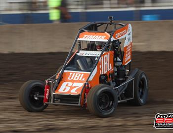 Davenport Speedway (Davenport, IA) – Xtreme Outlaw Midget Series – My Place Hotels Quad Cities 150 – August 24th-26th, 2023. (Brendon Bauman photo)