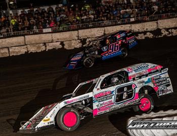 Action at Fairbury Speedway on July 29-30.