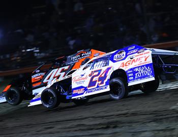 Farmer City Raceway (Farmer City, IL) – MARS Modified Championship Series – Illini 100 – April 11th-12th, 2025. (Josh James Artwork)