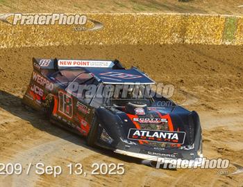 Senoia Raceway (Senoia, GA) – World of Outlaws Real American Late Model Series – Billy Clanton Classic – September 13th, 2025. (PraterPhoto)