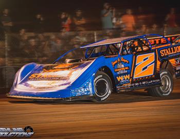 On the hammer at I-30 Speedway on June 4, 2022.