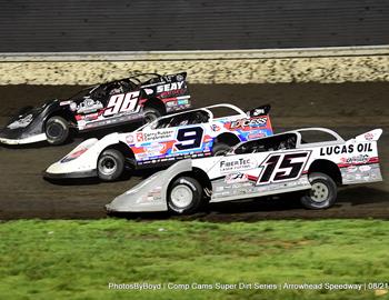 Arrowhead Speedway (Colcord, OK) – World of Outlaws Real American Beer Late Model Series – Sooner State Showdown – August 22nd-23rd, 2025. (Todd Boyd photo)