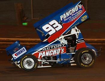 Sam behind the wheel of The Panchos Racing Products #93 Buildy
