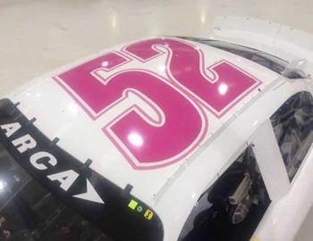 Ken Schrader Racing goes pink for October.
