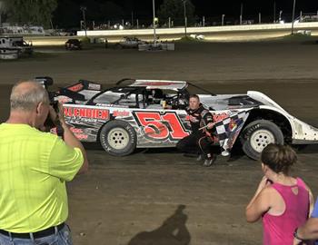 Devin Shiels wins at Oakshade Raceway on June 22