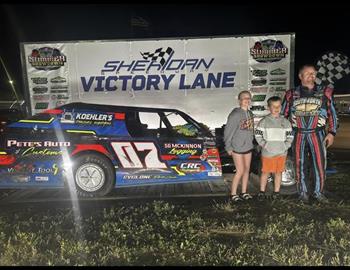 Cory Crasper makes it a Clean Sweep at the Summer Showdown at Sheridan Speedway June 29