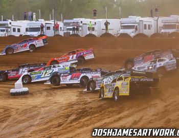 Spoon River Speedway (Canton, IL) – Castrol FloRacing Night in America – May 10th, 2023. (Josh James Artwork) 