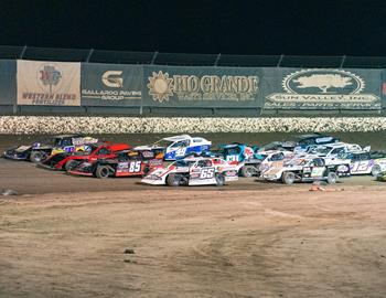 Carlos Ahumada Jr. competes at Vado Speedway Park (Vado, NM) on May 11, 2024.