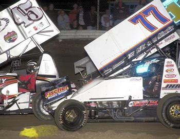 Jesse Hockett (77), J.P. Bailey (45) and Danny Jennings  (1j)