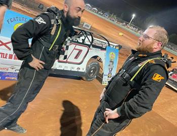 Jesse and Joseph talk about the feature at Buckshot Speedway on August 27.