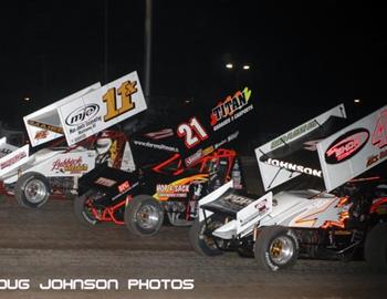 Saturdays three-wide salute