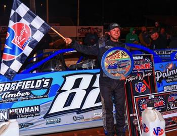 Cherokee Speedway (Gaffney, SC) – Carolina Clash Super Late Model Series & Mid-East Super Late Model Series – Blue/Gray – November 17th, 2024. (ZSK Photography)