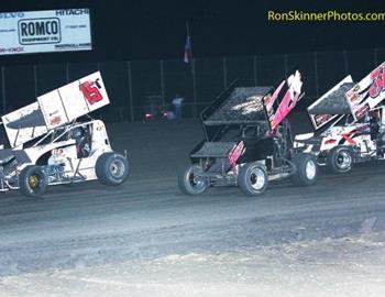 Travis Elliott (15T), Brandon Corn (74) and Brandon Berryman (31)