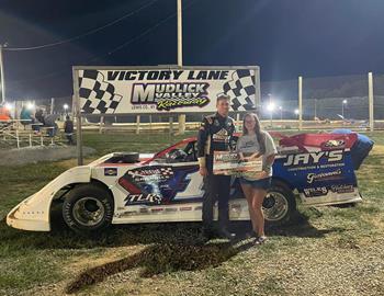 Jared Hawkins hustles to win $5,000 special at Mudlick Valley Raceway on July 6