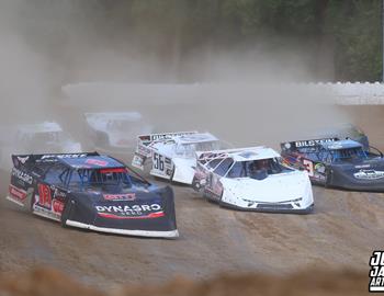 Quincy Raceways (Quincy, IL) – Midwest Auto Racing Series (MARS) Late Model Championship – May 16, 2025. (Josh James Artwork photo)