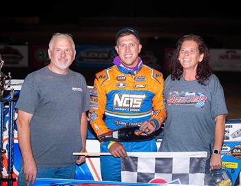 Nick Hoffman won at Moler Raceway Park (Williamsburg, Ohio) on Friday, July 19. (Ryan Roberts Photography image)