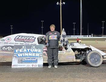 Victory Lane at Central Arizona Speedway on January 22, 2022.