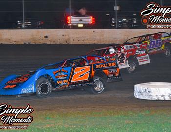 Action at Magnolia Motor Speedway on June 17-18