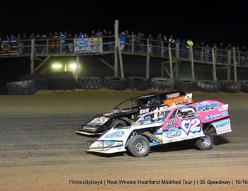 I-35 Speedway (Winston, MO) – USRA Heartland Modified Tour (HMT) – October 19, 2024. (Todd Boyd photo)